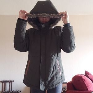 Free Country Winter Coat W/ Fur hood